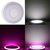 White+Pink Dual Color 6 W Power LED Ceiling Panel Light raund shape
