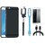 Samsung J7 Max Back Cover with Free Selfie Stick, Tempered Glass, LED Light and USB Cable