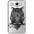 Snooky Printed Owl Mobile Back Cover of Intex Aqua R3 Plus - Multicolour