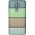 FUSON Designer Back Case Cover For Huawei Honor 6X (Strips Green Gray Sunmica Plywood Back Art)
