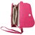 GRV Women Pink Handbag with Wallet and Sidebag