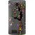 Snooky Printed Green Lady Mobile Back Cover of LYF Flame 7 - Multicolour