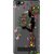 Snooky Printed Green Lady Mobile Back Cover of LYF Wind 7 - Multicolour