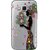 Snooky Printed Green Lady Mobile Back Cover of Samsung Galaxy Core Prime - Multicolour