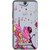 Snooky Printed Butterfly Mobile Back Cover of Micromax Bolt Q392 - Multicolour
