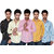 Ankur Enterprises Stylish Multi Casual Poly-Cotton Shirts pack of 5