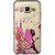 Snooky Printed Butterfly Mobile Back Cover of Samsung Galaxy J2 - Multicolour
