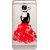Snooky Printed Red Black Mobile Back Cover of Letv Le 2 - Multicolour