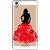 Snooky Printed Red Black Mobile Back Cover of Lava X9 - Multicolour
