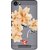 Snooky Printed Flower Face Mobile Back Cover of Micromax Canvas Spark 2 Plus Q350 - Multicolour