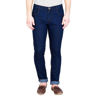 Buy Masterly Weft Men S Slim Fit Blue Jeans Online Get 54 Off