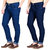 Masterly Weft Men's Pack of 2  Slim Fit Multicolor Jeans