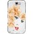 Snooky Printed Flower Face Mobile Back Cover of Samsung Galaxy Note 2 - Multicolour