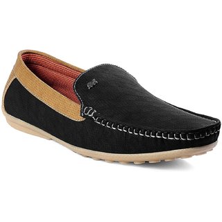 Buy Cyro Men S Black Synthetic Leather Smart Casual Loafers Online