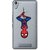 Snooky Printed Spiderman Mobile Back Cover of Micromax Canvas Juice 3+ Q394 - Multicolour