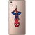 Snooky Printed Spiderman Mobile Back Cover of Sony Xperia Z4 - Multicolour