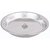 Taluka (15.7" x 2" Inches approx) Stainless Steel Hammered Parat/ Plate/ Platter Large Size Weight :- 860 Grams Best Quality Parat