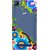Snooky Printed Corner design Mobile Back Cover of LYF Flame 8 - Multicolour