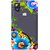 Snooky Printed Corner design Mobile Back Cover of Micromax Canvas Doodle 3 A102 - Multicolour