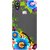 Snooky Printed Corner design Mobile Back Cover of Micromax Canvas Selfie 2 Q340 - Multicolour