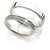 SILVERISH 92.5 Silver Couple Band Platinum Plated Silver Ring Set SCBR19-P