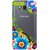 Snooky Printed Corner design Mobile Back Cover of Samsung Galaxy On8 - Multicolour