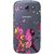 Snooky Printed Butterfly Mobile Back Cover of Samsung Galaxy S3 - Multicolour