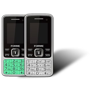 Forme N9+(Combo Of 2 Selfie Phones) Black With Green (