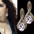 Evince MODE stylish Crystal clear grey drop Earrings for women  girls.