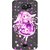Snooky Printed Diamond Girl Mobile Back Cover of Intex Aqua Wave - Multicolour