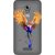 Snooky Printed Bird Mobile Back Cover of Micromax Canvas Pace 4G Q416 - Multicolour
