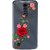 Snooky Printed Rose Mobile Back Cover of LG K10 - Multicolour