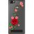 Snooky Printed Rose Mobile Back Cover of LYF Wind 7 - Multicolour