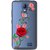 Snooky Printed Rose Mobile Back Cover of Micromax Bolt Q383 - Multicolour