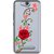 Snooky Printed Rose Mobile Back Cover of Micromax Bolt Q392 - Multicolour