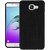 Black Heat Dissipation Hollow Net  Jali Designed Thin Soft TPU Back Case Cover for Samsung C9 PRO BY Brand Fuson