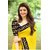 Pari Designe Latest Kalmkari Women's Yellow Chanderi Cotton Printed Border Work Bollywood Designer Sari