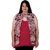 AIDA Georgette Floral Print Top for Women - Pink