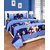 Shivaay Home Creations 3D Cartoon Printed Polycotton Double Bedsheet With 2 Pillow Covers- (90x90), Multicolour