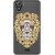 Snooky Printed Lion Face Mobile Back Cover of Micromax Canvas Selfie 2 Q340 - Multicolour