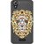 Snooky Printed Lion Face Mobile Back Cover of Micromax Canvas Selfie Lens Q345 - Multicolour