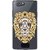 Snooky Printed Lion Face Mobile Back Cover of Oppo Neo 5 - Multicolour