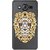 Snooky Printed Lion Face Mobile Back Cover of Samsung Galaxy On5 Pro - Multicolour