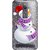 Snooky Printed Santa Cartoon Mobile Back Cover of Asus Zenfone 2 - Multicolour