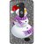 Snooky Printed Santa Cartoon Mobile Back Cover of LG L Fino - Multicolour