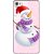 Snooky Printed Santa Cartoon Mobile Back Cover of Intex Aqua Glam - Multicolour