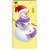 Snooky Printed Santa Cartoon Mobile Back Cover of Lenovo A7000 - Multicolour