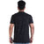 Mr.stag Slub Men's Henley Neck Black Half Sleeves T-Shirt Medium