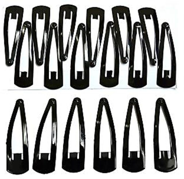 Buy Home Fantasy Black Tic Tac Hair Pins Clips 12 Pairs Online