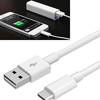 ECellStreet Power Bank Charger Micro Usb Data Cable Short Flat Cable Compatible For Syska Economy 100 10000mAH Power Bank White available at ShopClues for Rs.499